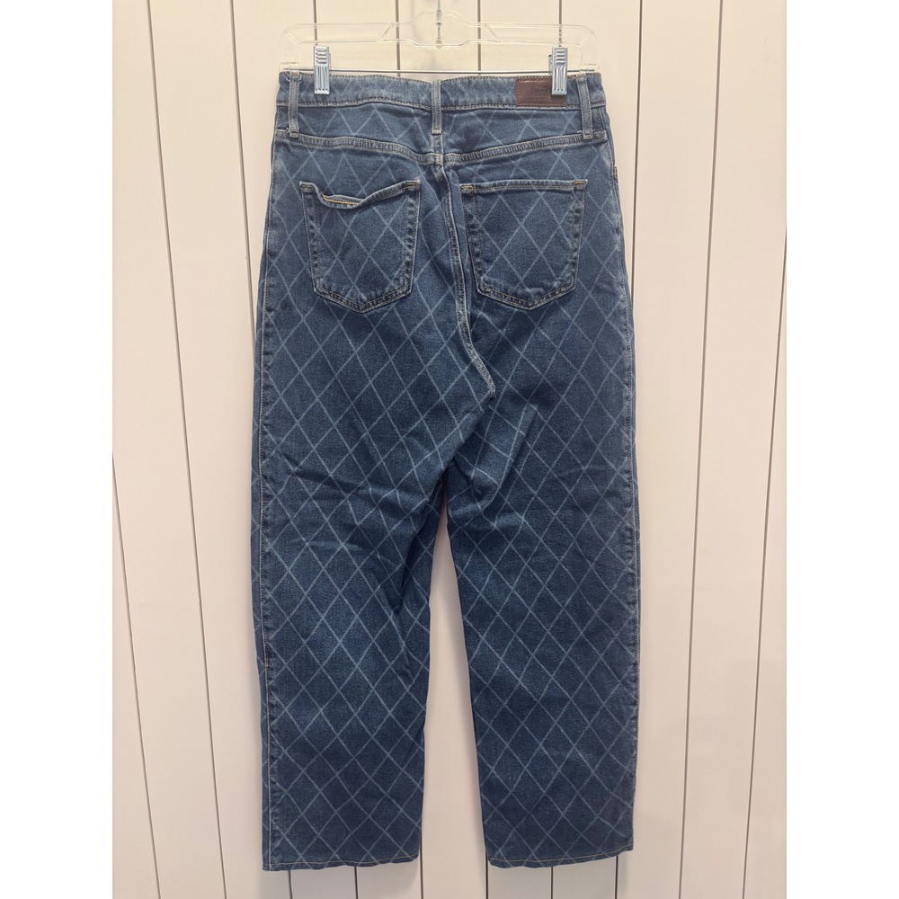 Hollister Dad Jeans Womens 9R Blue Excellent Diamond Pattern Y2K Streetwear - Picture 3 of 3